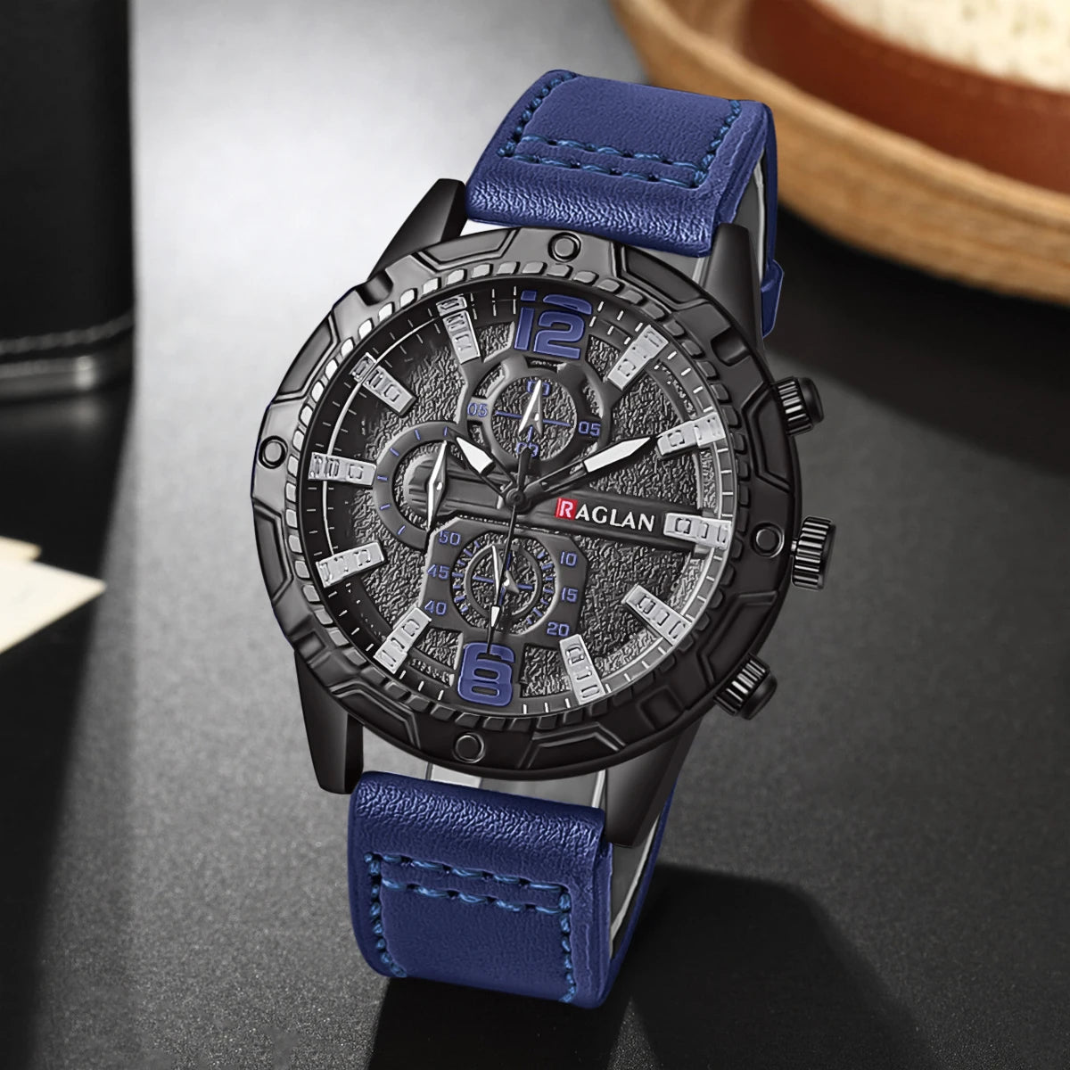 Men's Leather Strap Fashion Watch