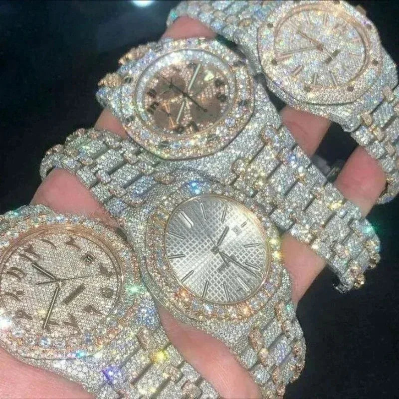 Zircon Crystal Diamond Ladies Watch