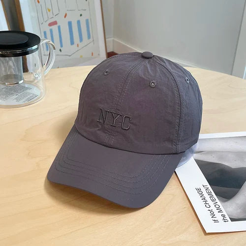 Embroidered Quick-Dry Women Cap