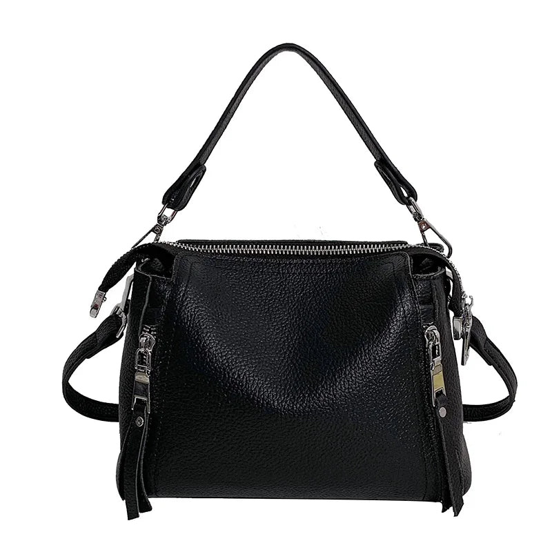 Cowhide Leather Women Tote Bag