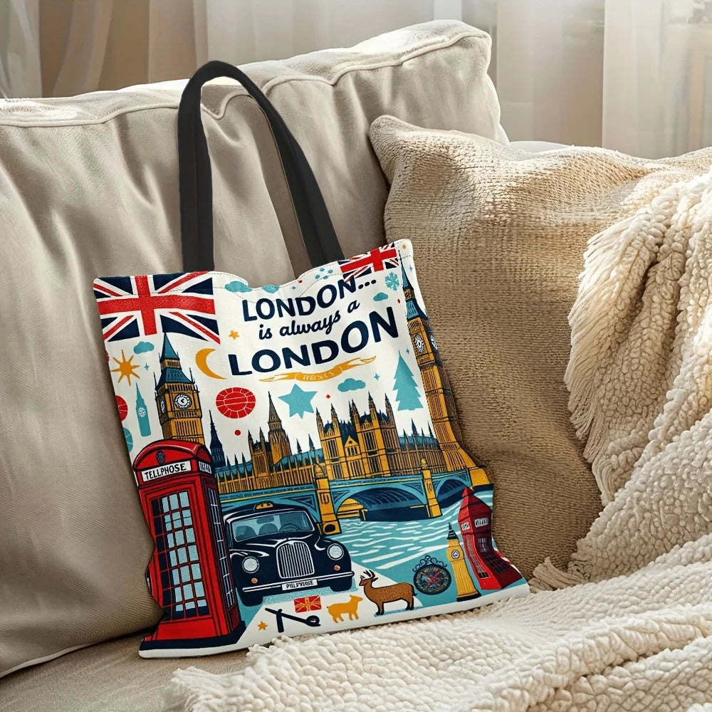 Women's London Tote Bag Reusable Polyester