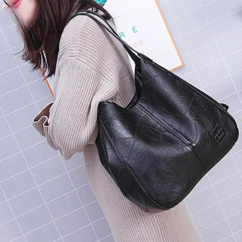 Vintage Luxury Shoulder Tote Bag