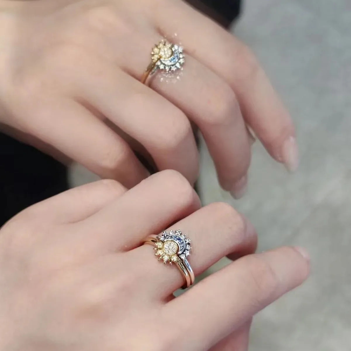Sun Moon Couple Jewelry Set