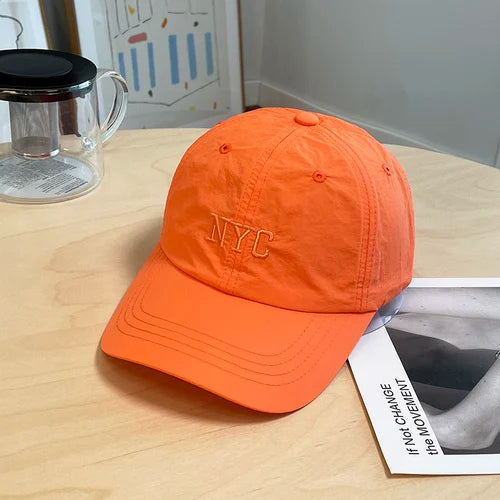 Embroidered Quick-Dry Women Cap