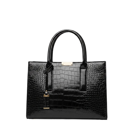 Crocodile Patent Leather Crossbody