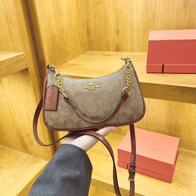 Classic Leather Messenger Bag