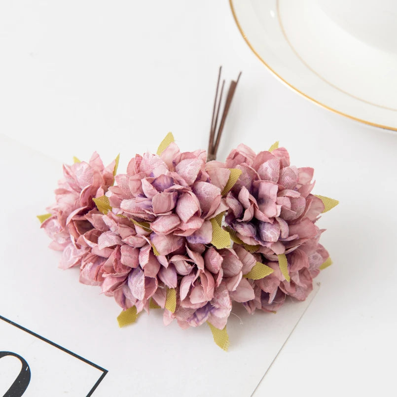 Silk Carnation Mini Bouquet – Artificial Flowers