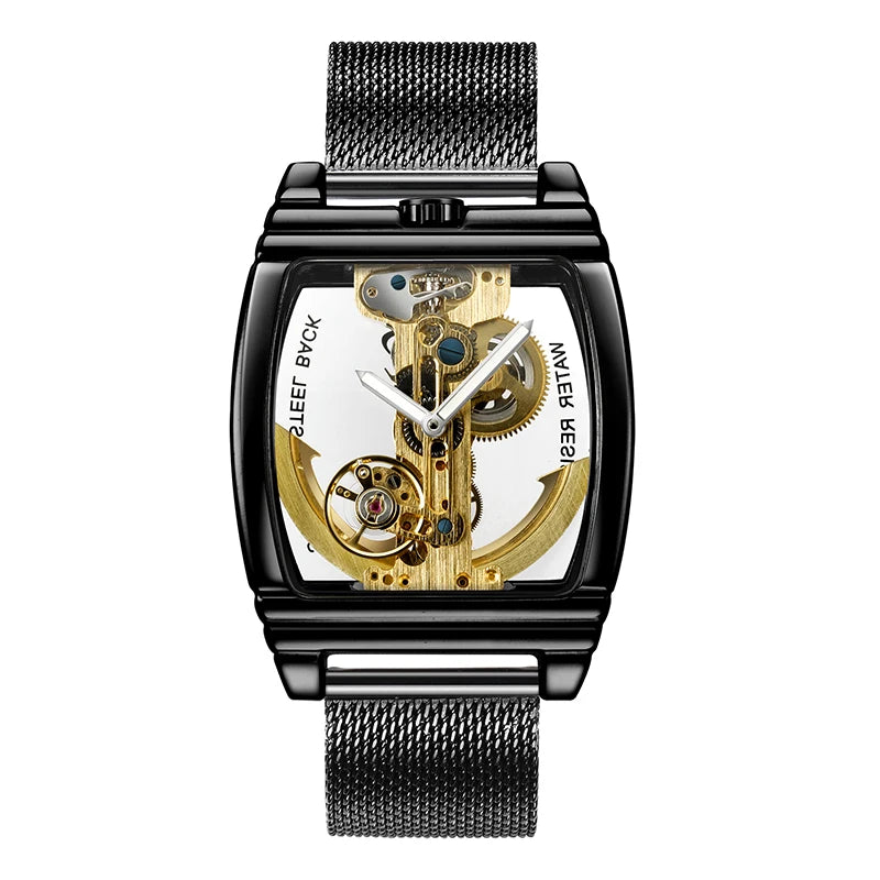 SHENHUA Skeleton Men Watch