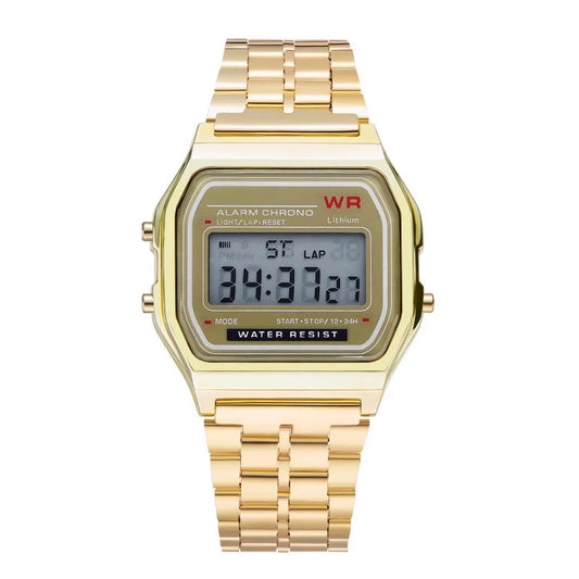 F91W Steel Band Digital Watch