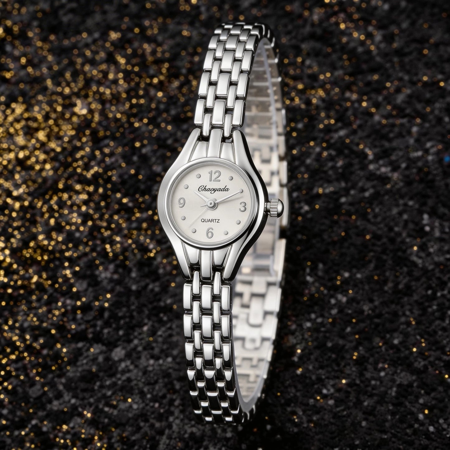 Women's Luxury Quartz Watch Stainless Steel Bracelet