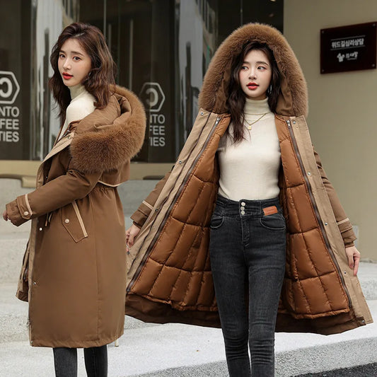 Detachable Lining Women Parka