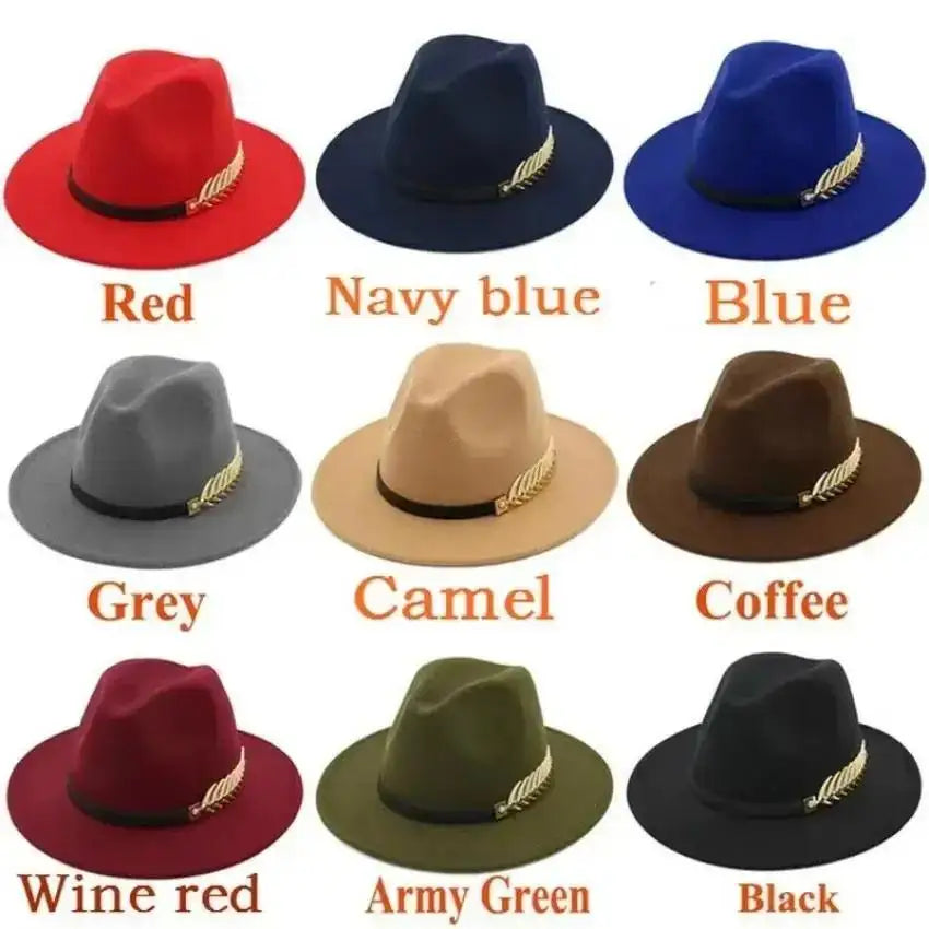 Couples Woolen Jazz Hat