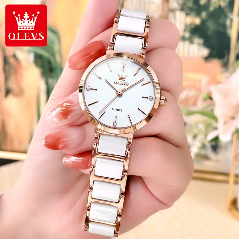 OLEVS Women's Luxury Waterproof Quartz Watch