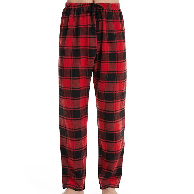 Men's Plaid Pajama Pants Soft