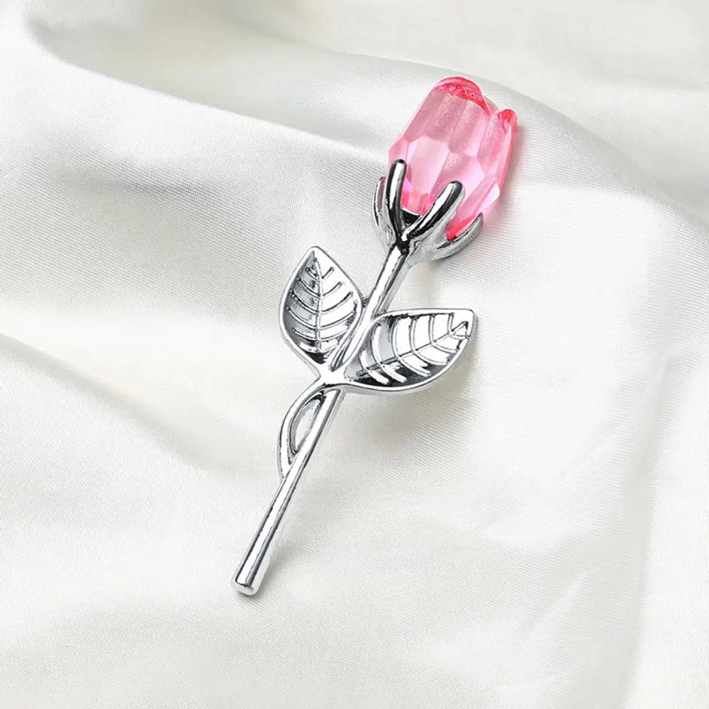 Crystal Glass Rose Artificial Flower Gift