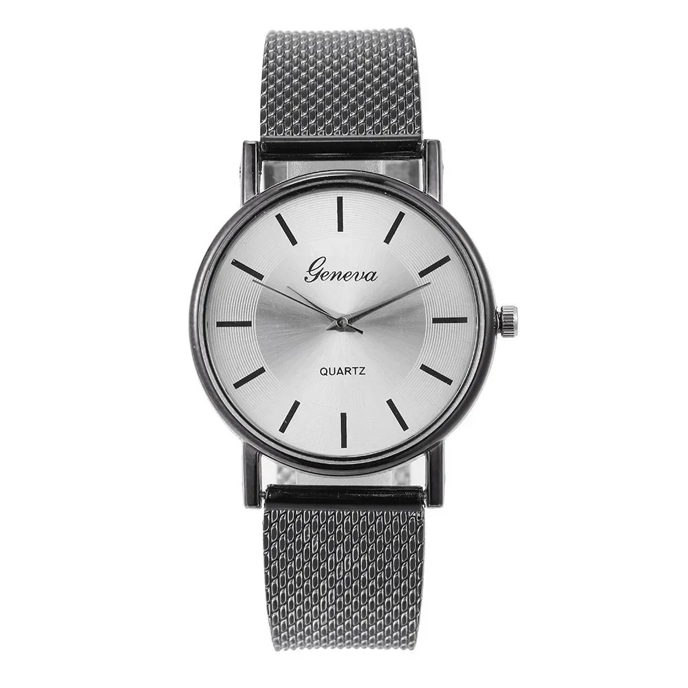 Rose Gold Heart Dial Ladies Watch