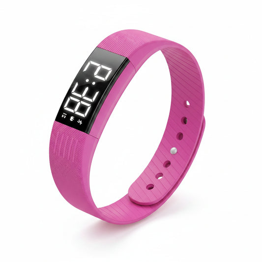 Vibrating Alarm Watch with Pedometer