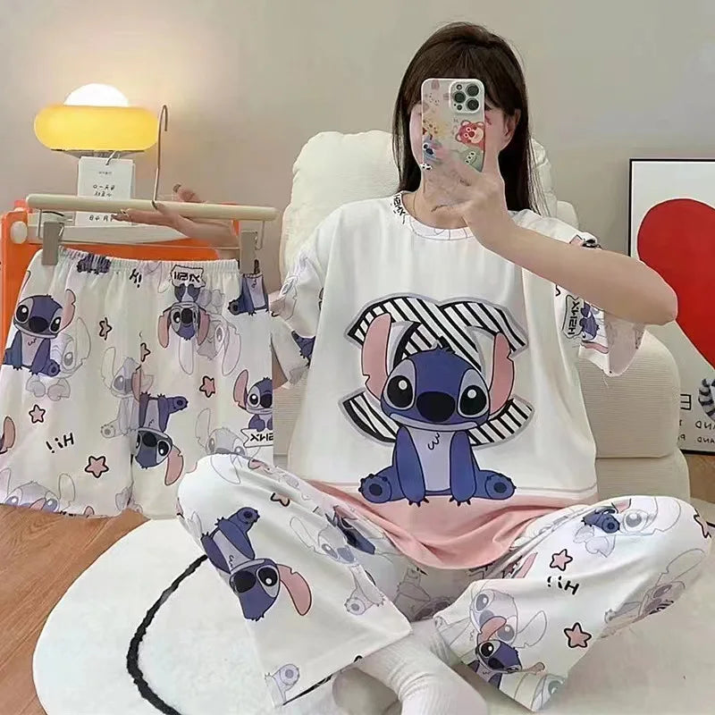 Women's Sweet Cartoon Pajama Set