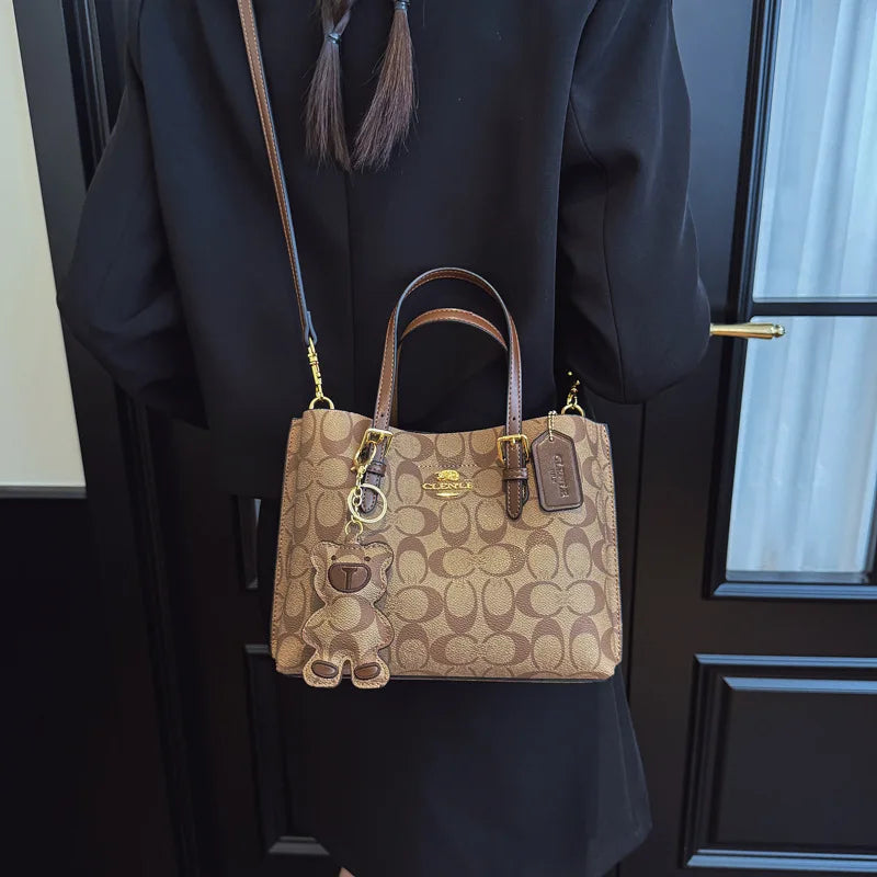 Women's Luxury Print Tote Crossbody Bag