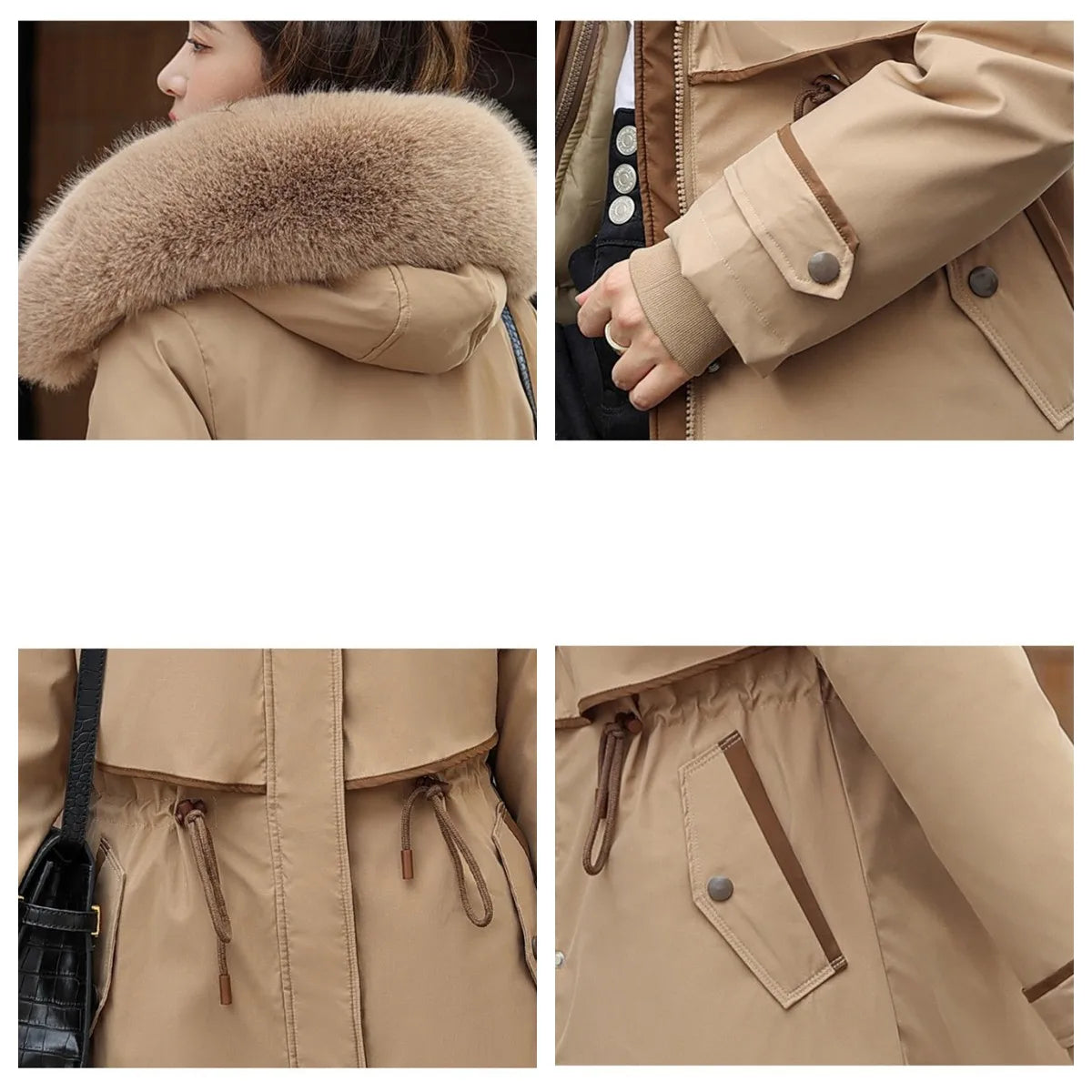 Detachable Lining Women Parka