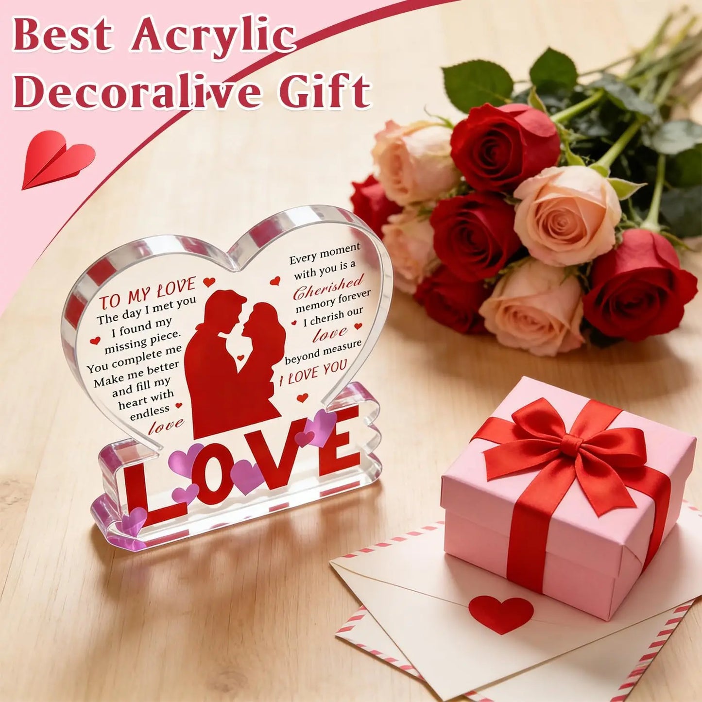 I Love You Heart Romantic Gift Valentine