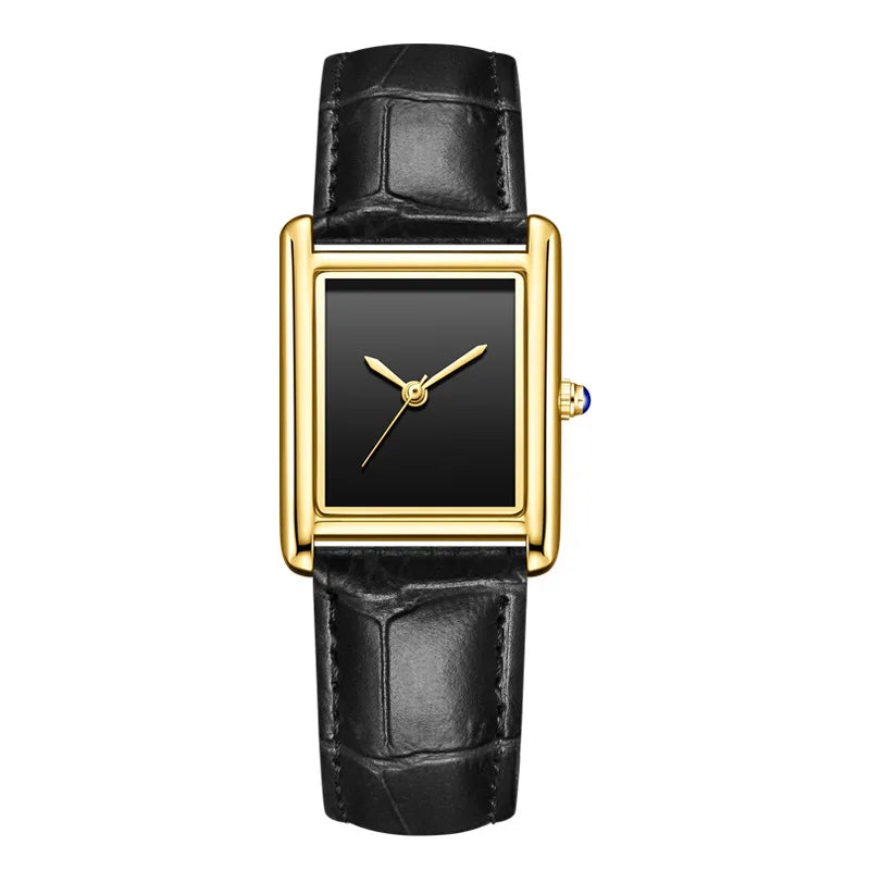 Couple Leather Quartz Watch Set
