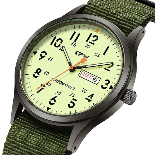 TPW Field Fabric Strap Watch