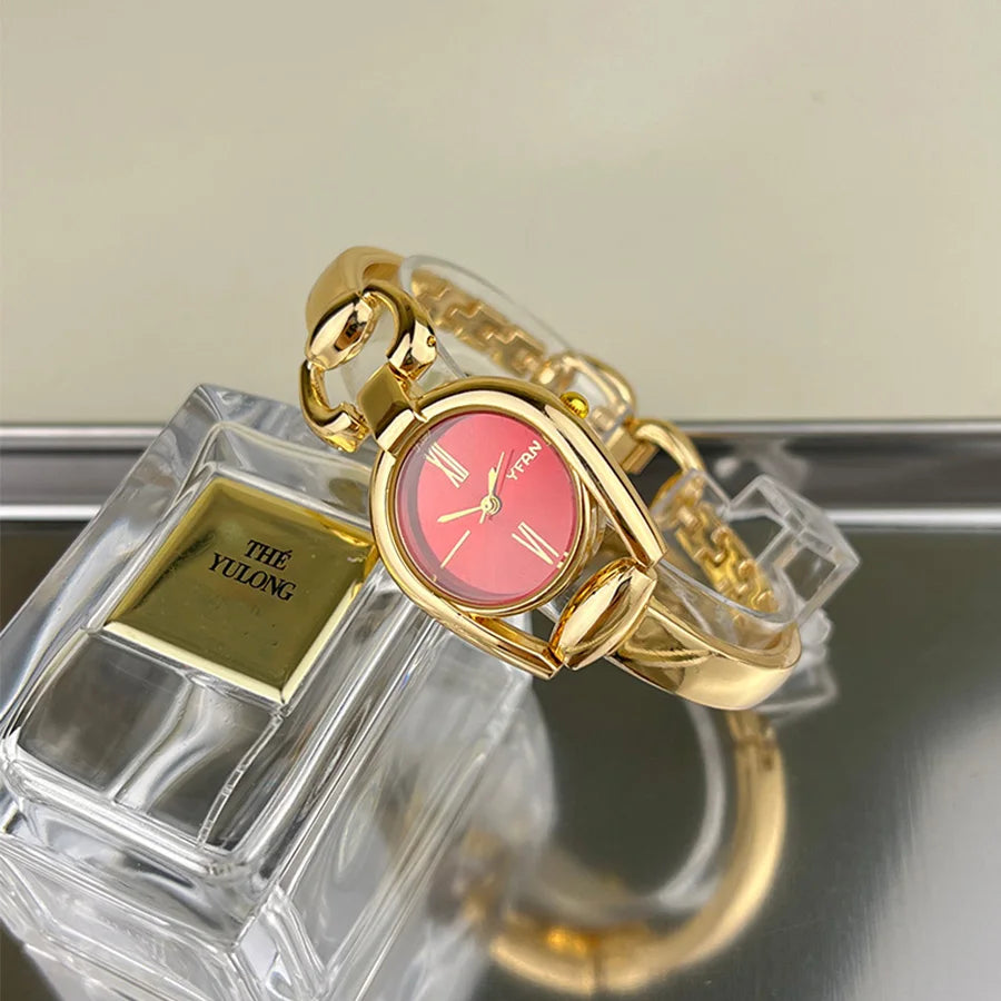 Retro Button Bracelet Watch