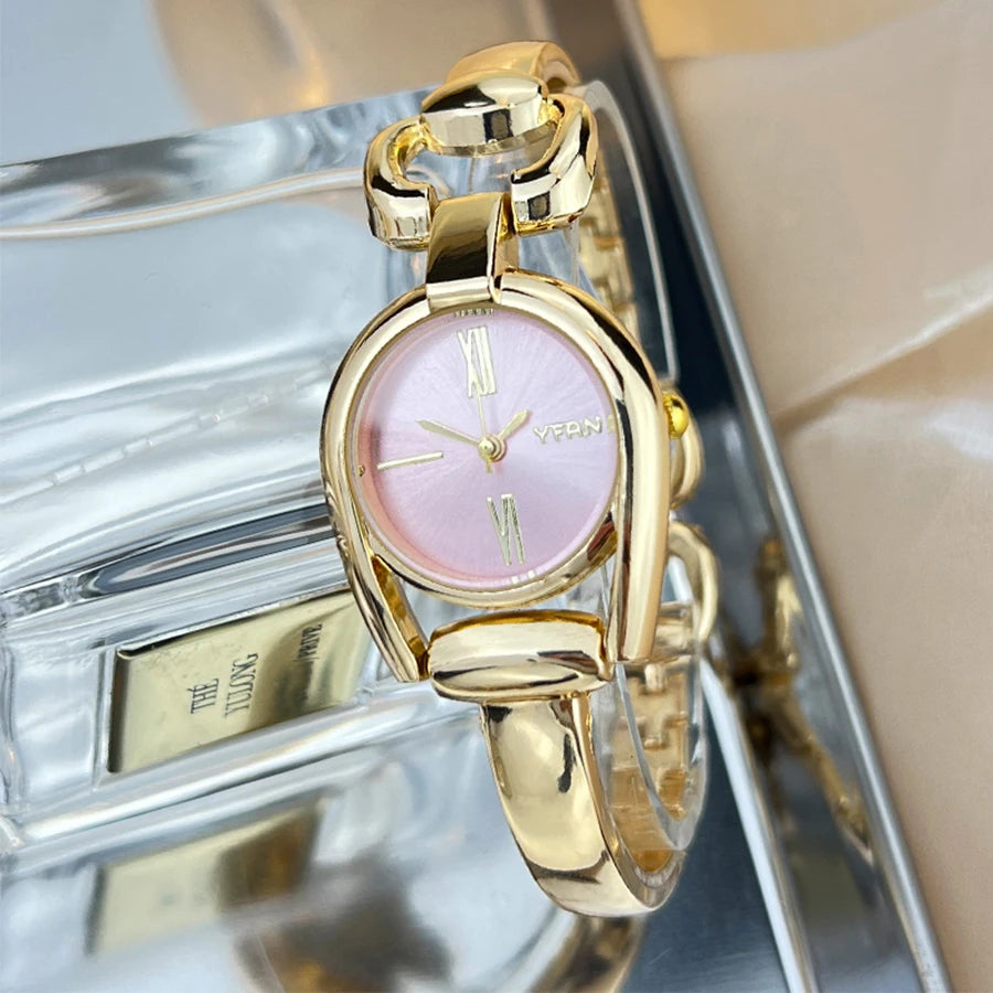 Retro Button Bracelet Watch