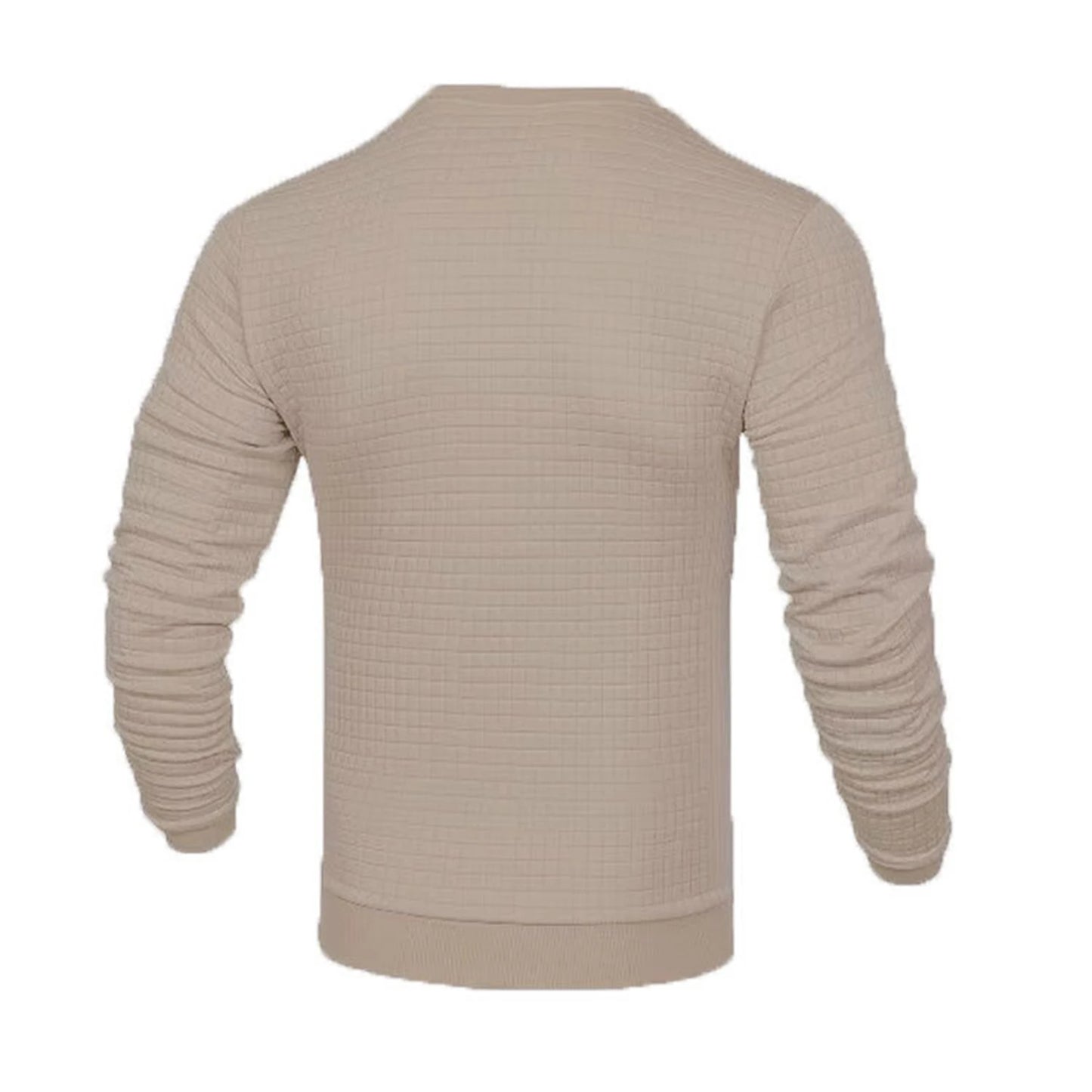 Waffle Check Hoodie Men