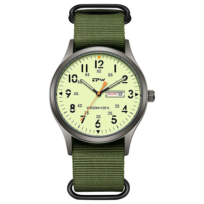 TPW Field Fabric Strap Watch