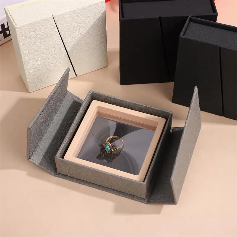Magnetic Jewelry Gift Box Velvet Lined