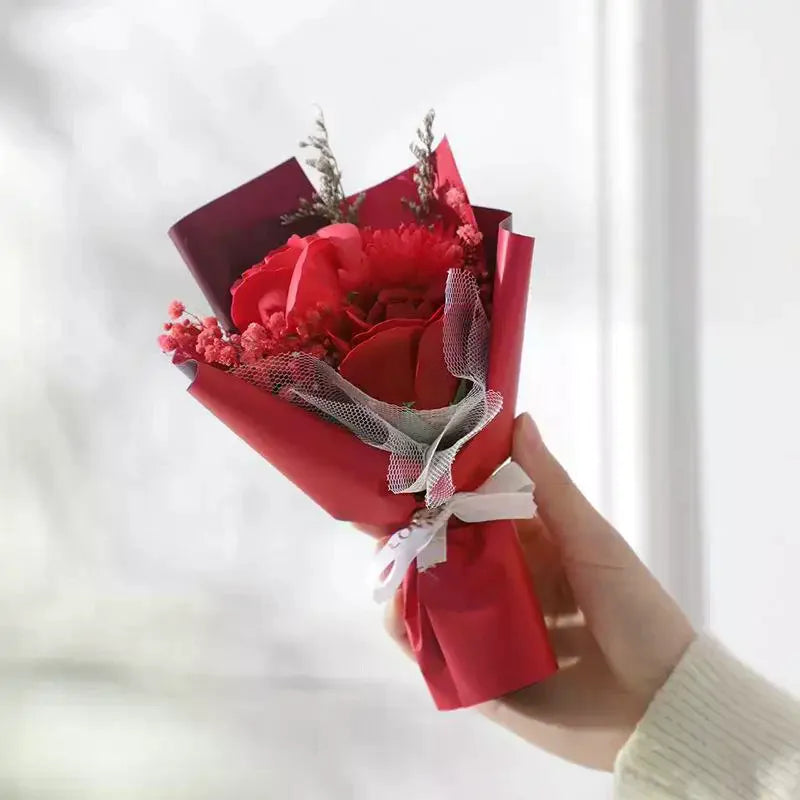 Artificial Rose Bouquet Home Decor Gift