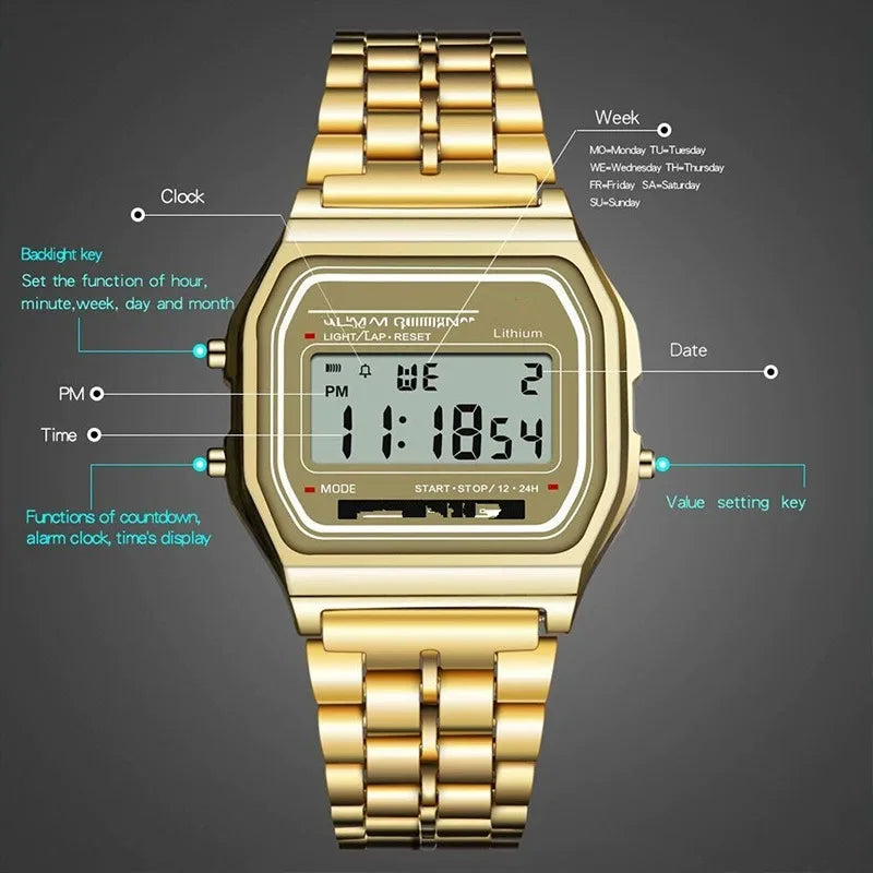 Multifunction LED Digital Sport Watch