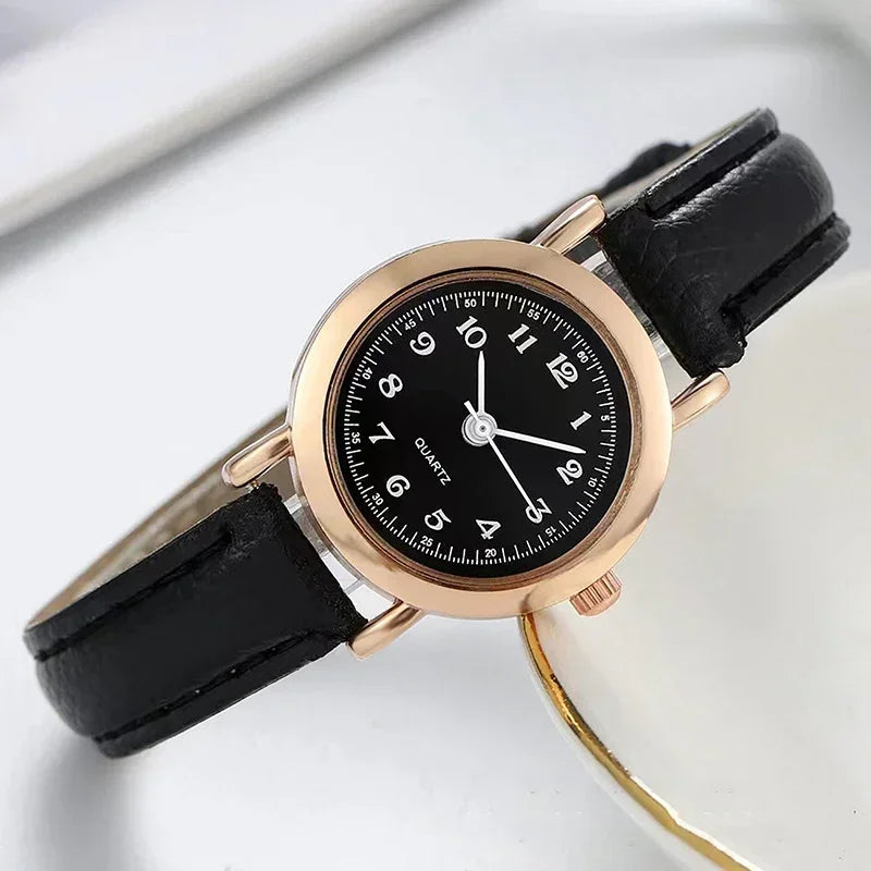 Retro Leather Ladies Watch