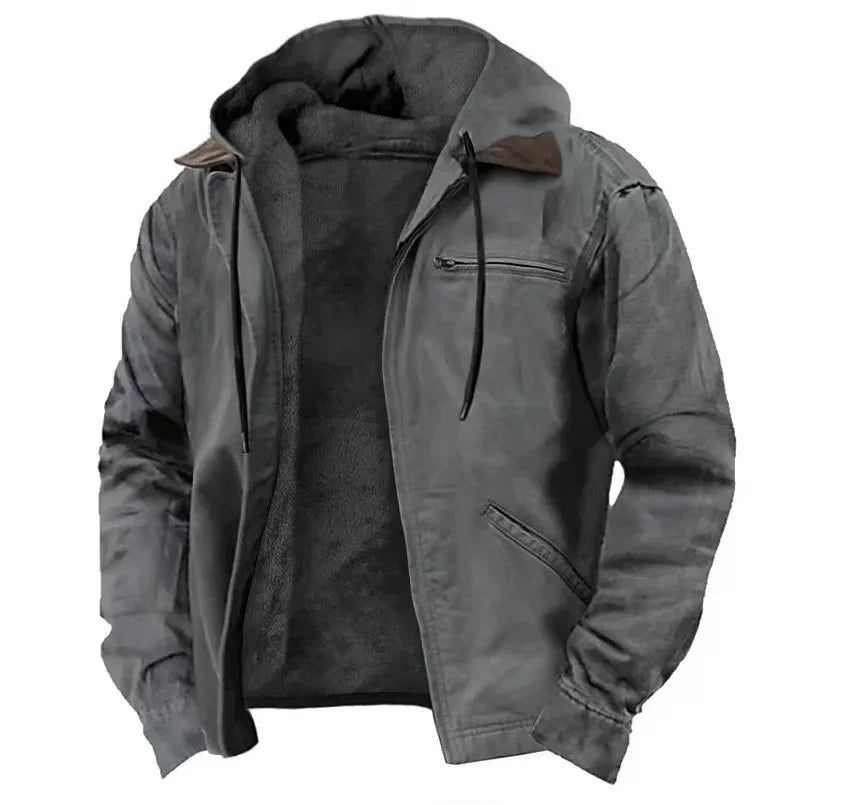 Fleece Hooded Men Jacket