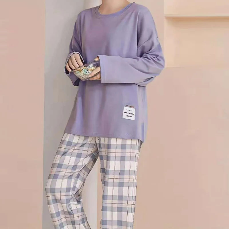 Unisex Fleece Pajama Set Long Sleeve