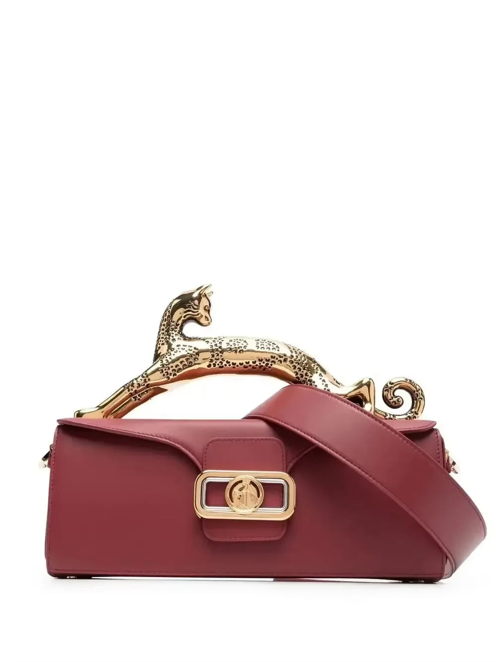 Metal Handle Rectangular Bag