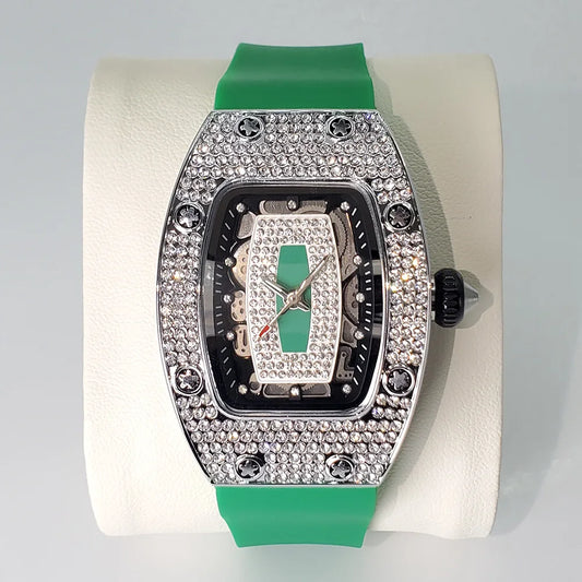 Diamond Tonneau Women Watch