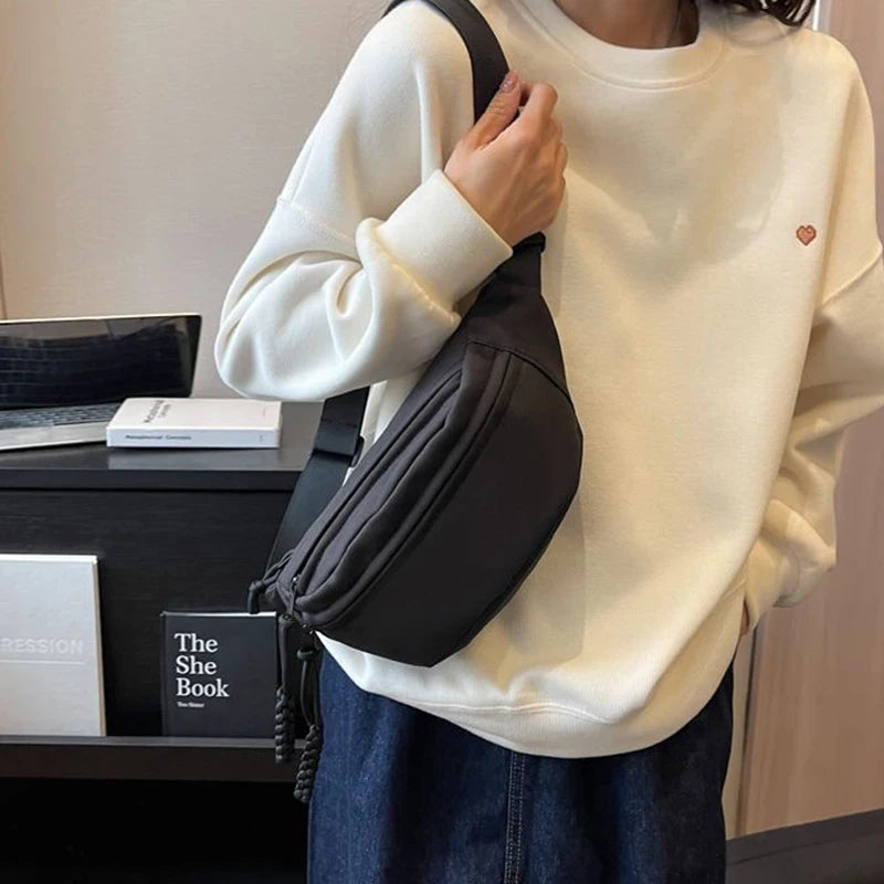 Unisex Sporty Crossbody Chest Bag