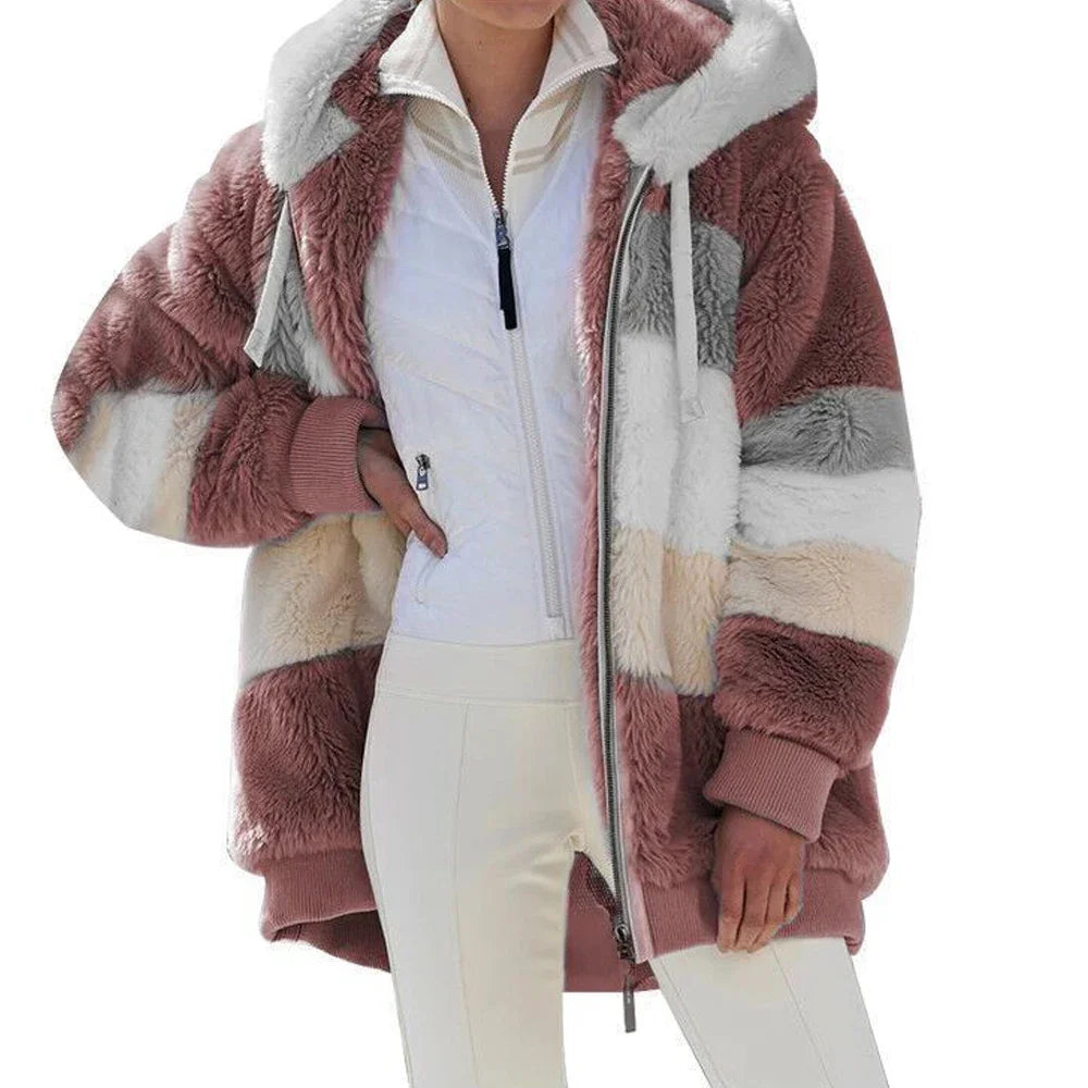 Women's Oversized Plush Jacket