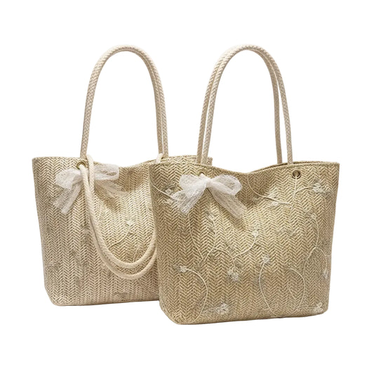 Woven Bucket Luxury Handbag