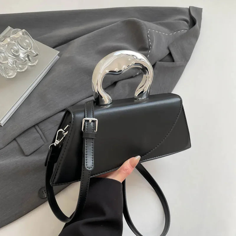 Small PU Leather Tote Bag