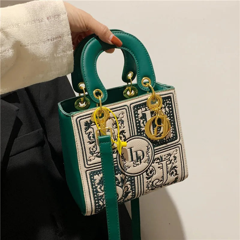 Royal Embroidery Crossbody Bag