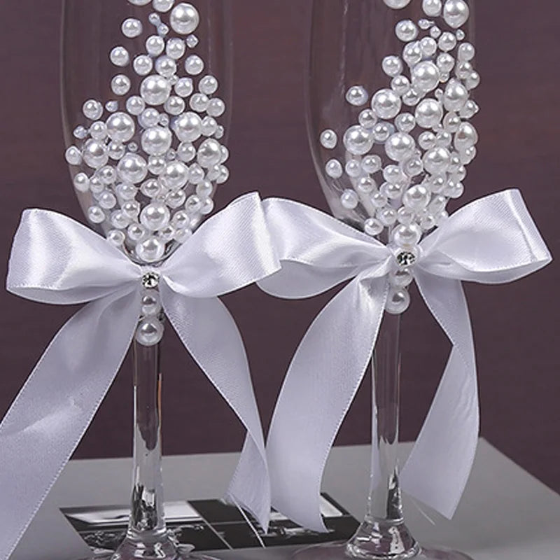 Tall Red Wine Glass Gift Box Set Crystal