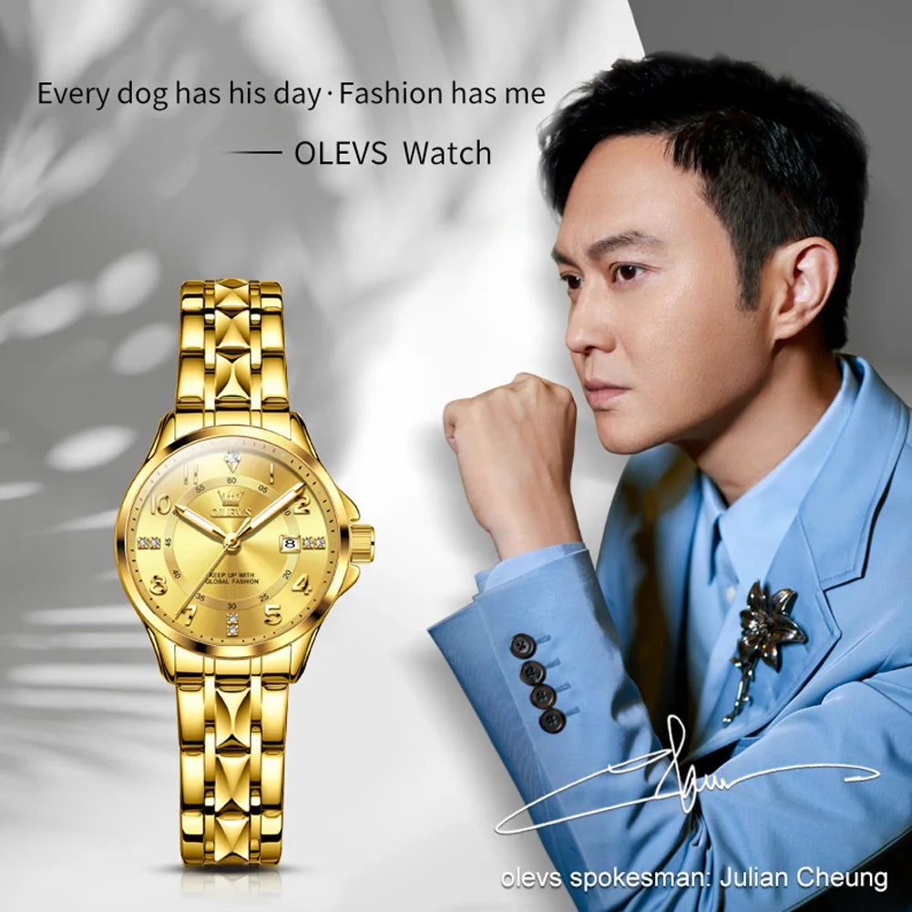 OLEVS Luminous Date Quartz Watch