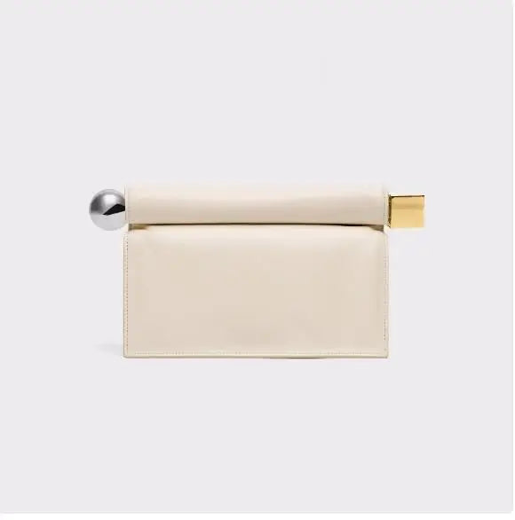 Women's Metal Clutch Prom Crossbody Bag