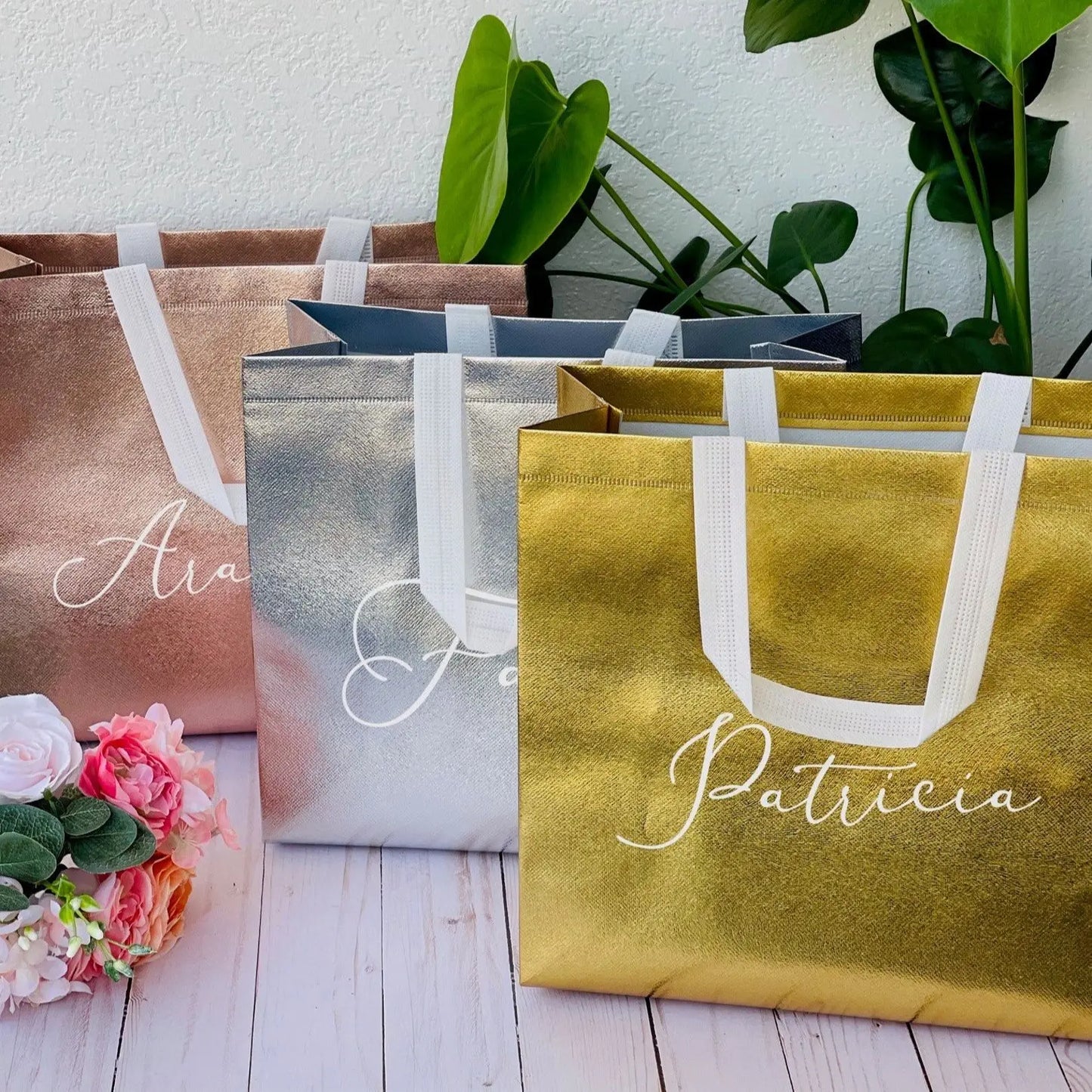 Custom Bridesmaid Tote Bag Wedding Gift