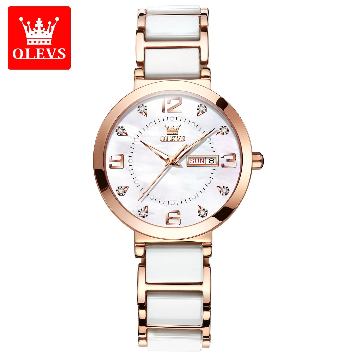 OLEVS Women's Luxury Waterproof Quartz Watch