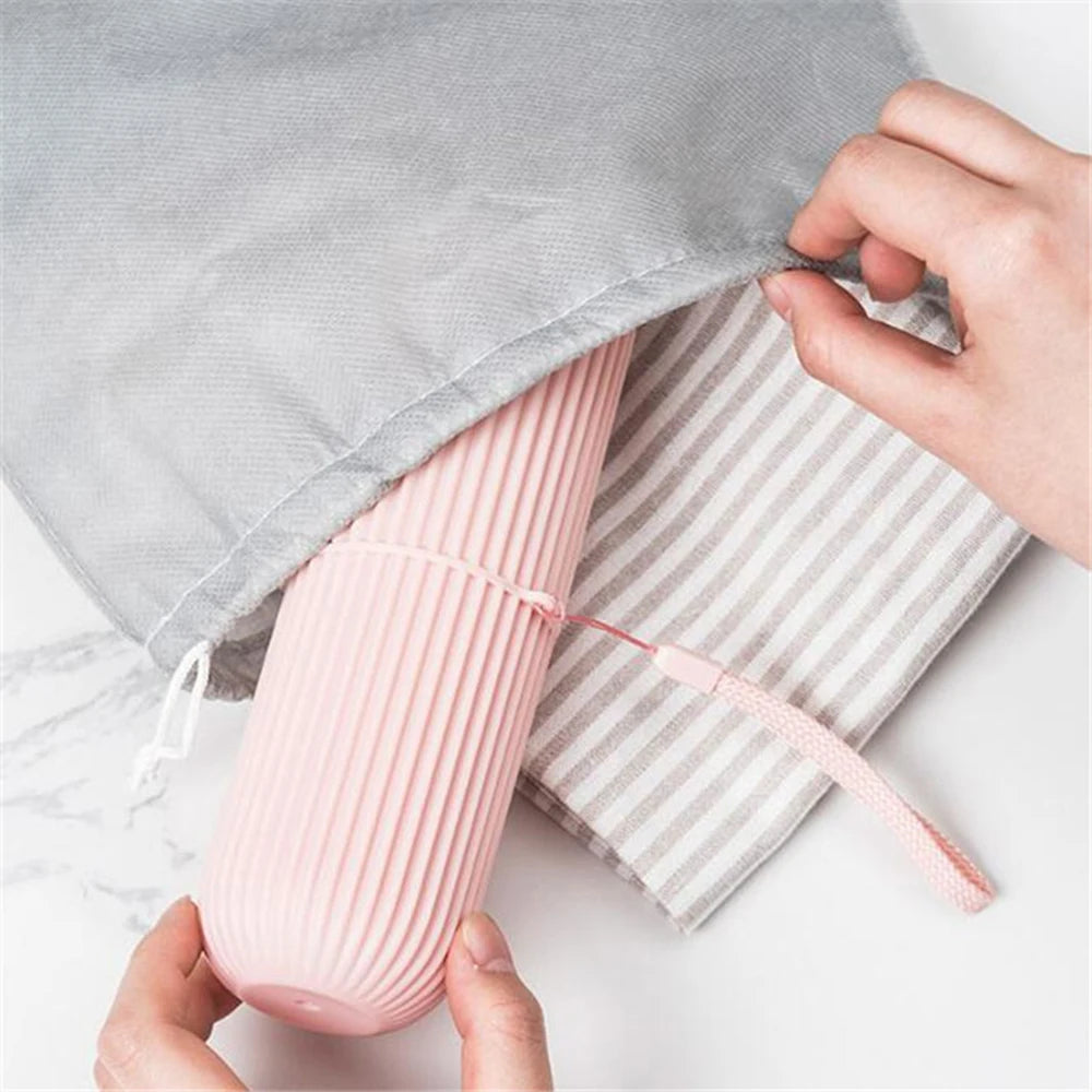 Portable Travel Toothbrush & Toiletry Set